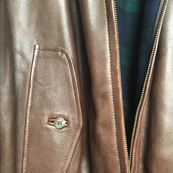 classic polo leather jacket